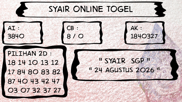 Prediksi SGP