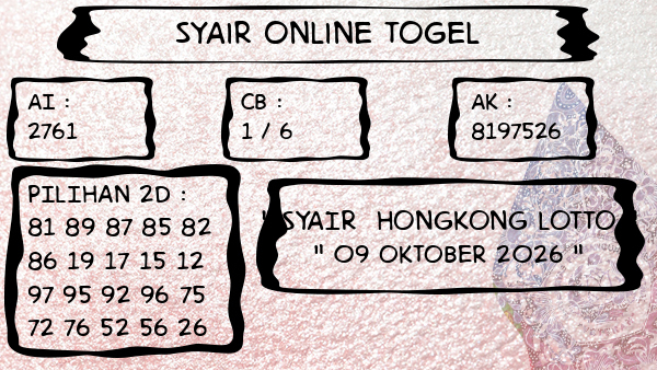 Prediksi Hongkong Lotto